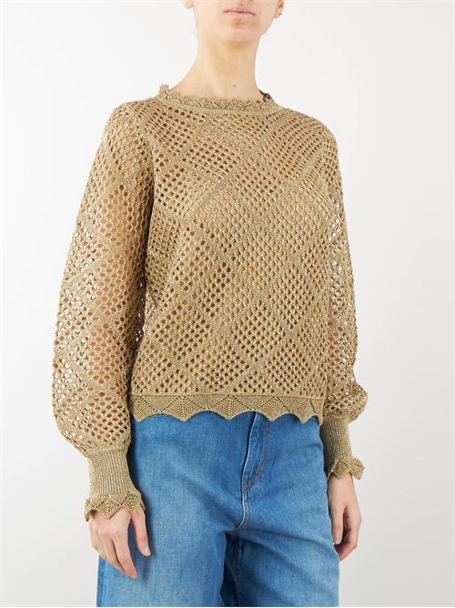 Regular lurex mesh sweater Twinset TWIN SET |  | TP312111520